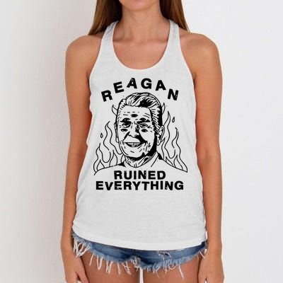 Leeja Miller Reagan Ruined Everything Women's Knotted Racerback Tank
