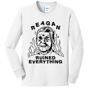 Leeja Miller Reagan Ruined Everything Kids Long Sleeve Shirt