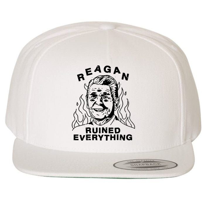 Leeja Miller Reagan Ruined Everything Wool Snapback Cap