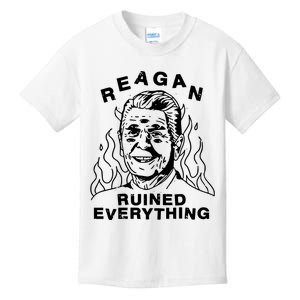 Leeja Miller Reagan Ruined Everything Kids T-Shirt