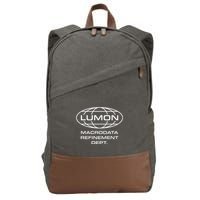 Lumon Macrodata Refinement Department Cotton Canvas Backpack