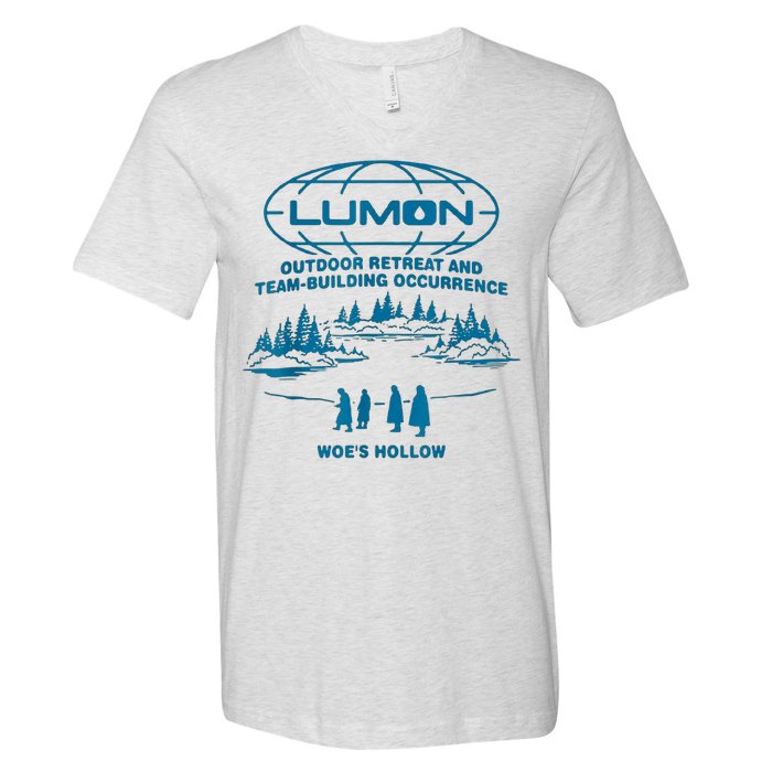 Lumon Macrodata Refinement V-Neck T-Shirt
