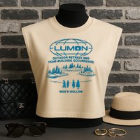 Lumon Macrodata Refinement Garment-Dyed Women's Muscle Tee