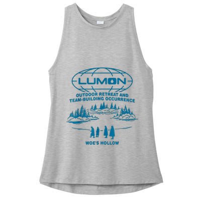 Lumon Macrodata Refinement Ladies PosiCharge Tri-Blend Wicking Tank