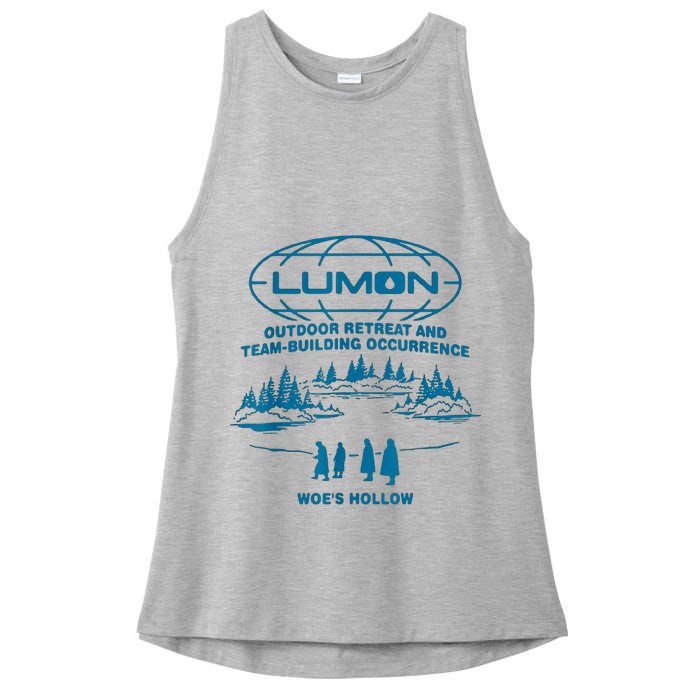 Lumon Macrodata Refinement Ladies PosiCharge Tri-Blend Wicking Tank