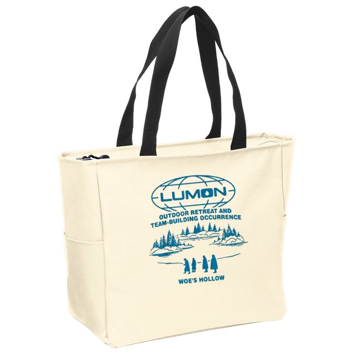 Lumon Macrodata Refinement Zip Tote Bag