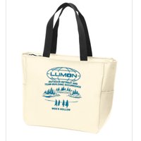 Lumon Macrodata Refinement Zip Tote Bag