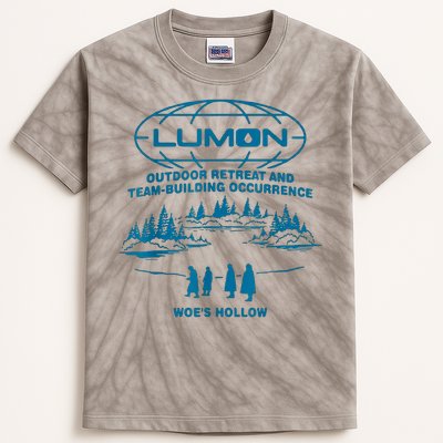 Lumon Macrodata Refinement Kids Tie-Dye T-Shirt