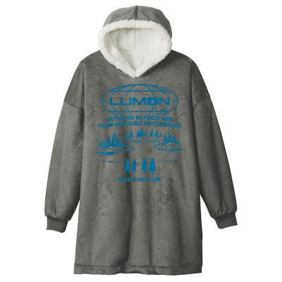 Lumon Macrodata Refinement Hooded Wearable Blanket