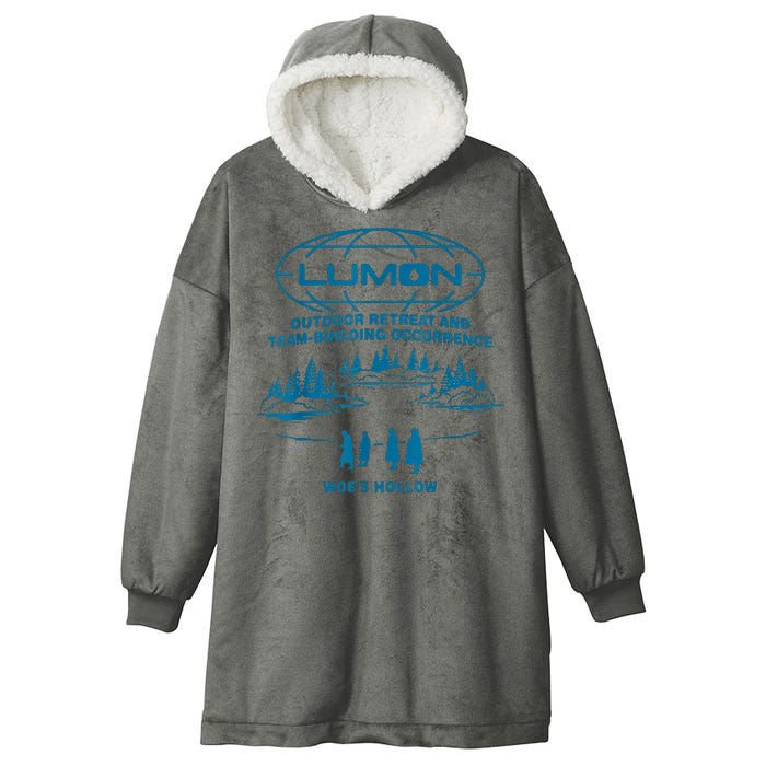Lumon Macrodata Refinement Hooded Wearable Blanket