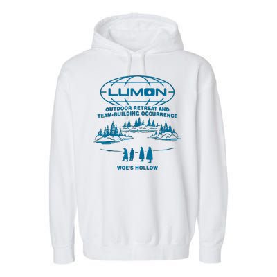 Lumon Macrodata Refinement Garment-Dyed Fleece Hoodie