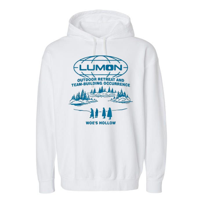 Lumon Macrodata Refinement Garment-Dyed Fleece Hoodie