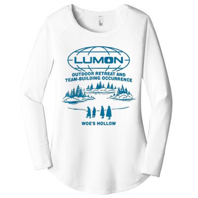 Lumon Macrodata Refinement Women's Perfect Tri Tunic Long Sleeve Shirt