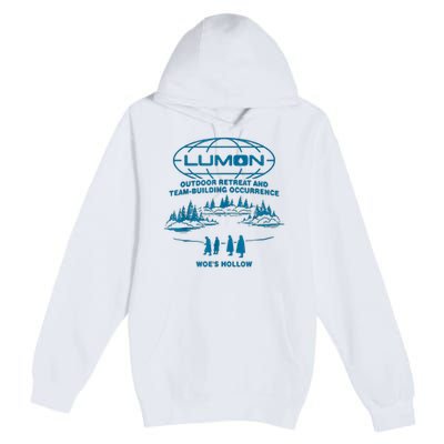 Lumon Macrodata Refinement Premium Pullover Hoodie