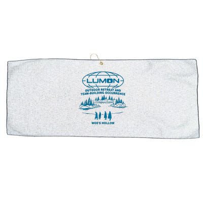 Lumon Macrodata Refinement Large Microfiber Waffle Golf Towel