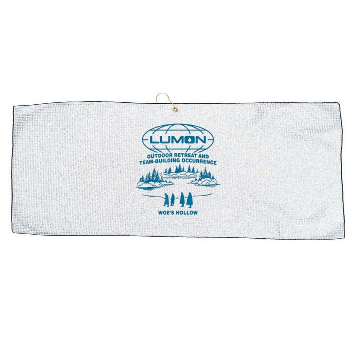 Lumon Macrodata Refinement Large Microfiber Waffle Golf Towel