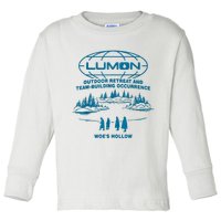 Lumon Macrodata Refinement Toddler Long Sleeve Shirt