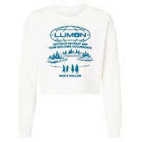 Lumon Macrodata Refinement Cropped Pullover Crew