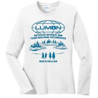 Lumon Macrodata Refinement Ladies Long Sleeve Shirt