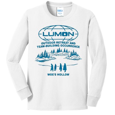 Lumon Macrodata Refinement Kids Long Sleeve Shirt