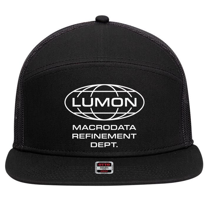 LUMON Macrodata Refinement Department 7 Panel Mesh Trucker Snapback Hat