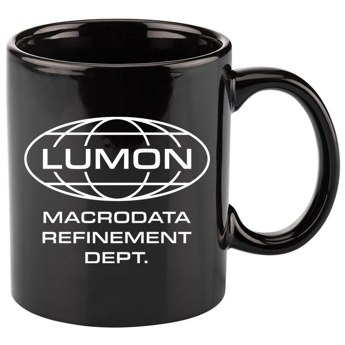 LUMON Macrodata Refinement Department 11oz C Handle Ceramic Mug