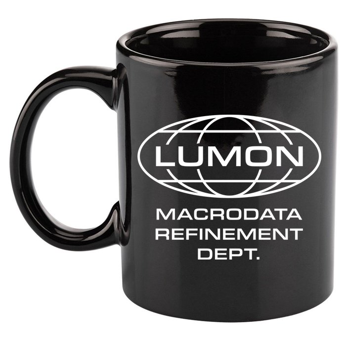 LUMON Macrodata Refinement Department 11oz C Handle Ceramic Mug