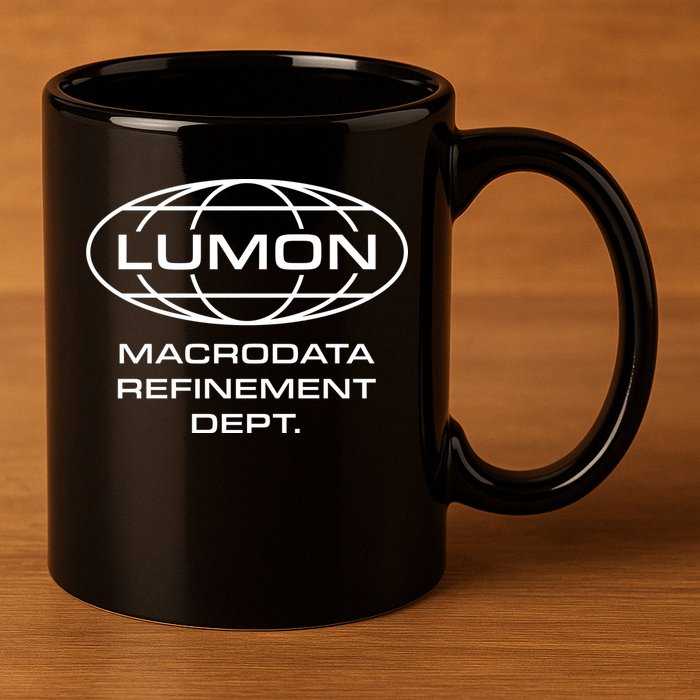LUMON Macrodata Refinement Department 11oz C Handle Ceramic Mug