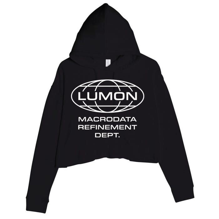LUMON Macrodata Refinement Department Crop Fleece Hoodie