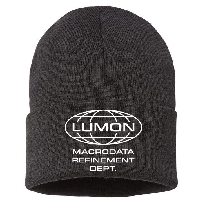 LUMON Macrodata Refinement Department Sustainable Knit Beanie