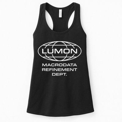LUMON Macrodata Refinement Department Women's Racerback Tank