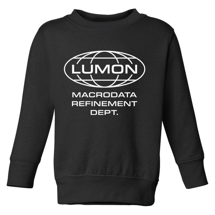 LUMON Macrodata Refinement Department Toddler Sweatshirt