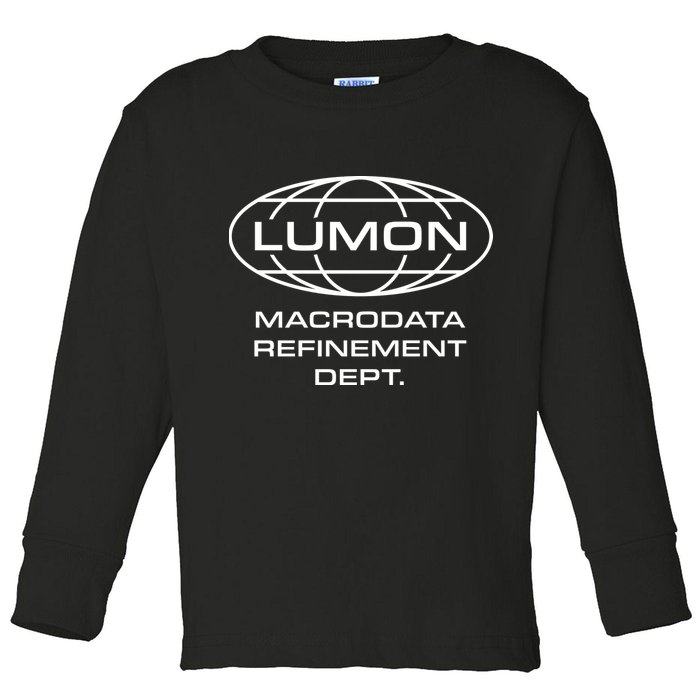 LUMON Macrodata Refinement Department Toddler Long Sleeve Shirt