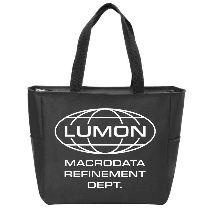 LUMON Macrodata Refinement Department Zip Tote Bag