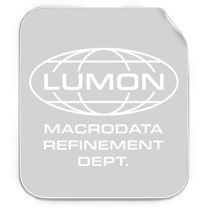 LUMON Macrodata Refinement Department Permanent Decal Sticker