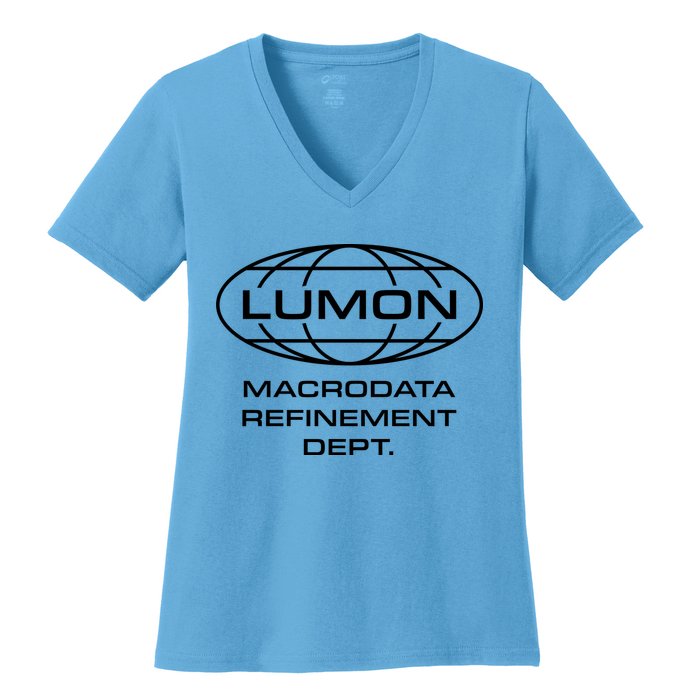 LUMON Macrodata Refinement Department Women's V-Neck T-Shirt