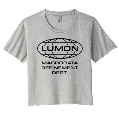 LUMON Macrodata Refinement Department Women's Crop Top Tee