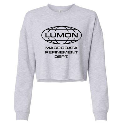 LUMON Macrodata Refinement Department Cropped Pullover Crew