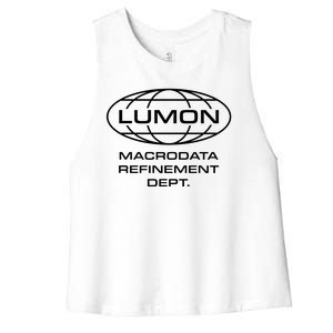 LUMON Macrodata Refinement Department Women's Racerback Cropped Tank