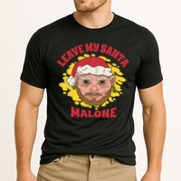Leave My Santa Malone Funny Christmas Cooling Performance Crew T-Shirt