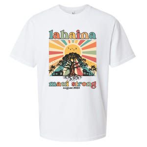 Lahaina Maui Strong Fundraiser Maui Fire Lahaina Banyan Tree Maui Sueded Cloud Jersey T-Shirt