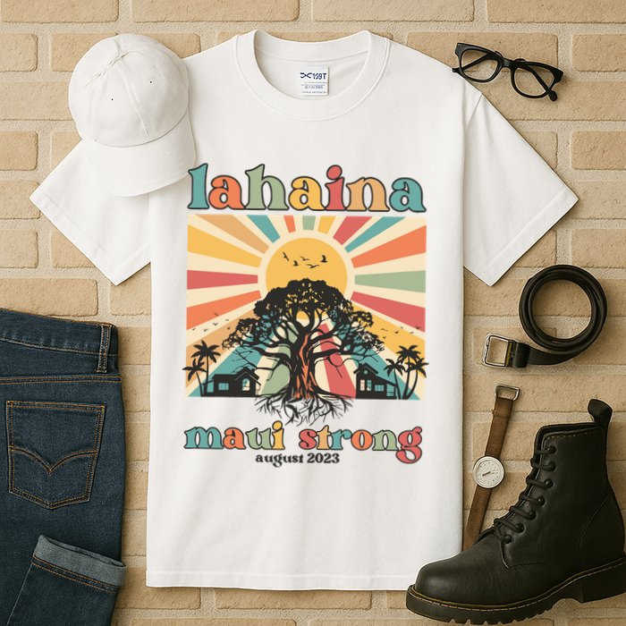 Lahaina Maui Strong Fundraiser Maui Fire Lahaina Banyan Tree Maui Tall T-Shirt