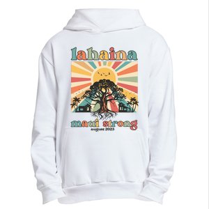 Lahaina Maui Strong Fundraiser Maui Fire Lahaina Banyan Tree Maui Urban Pullover Hoodie