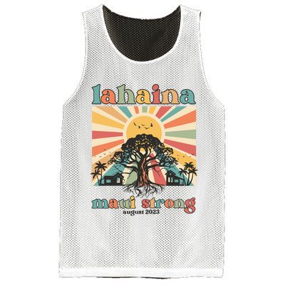 Lahaina Maui Strong Fundraiser Maui Fire Lahaina Banyan Tree Maui Mesh Reversible Basketball Jersey Tank
