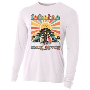 Lahaina Maui Strong Fundraiser Maui Fire Lahaina Banyan Tree Maui Cooling Performance Long Sleeve Crew