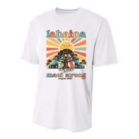 Lahaina Maui Strong Fundraiser Maui Fire Lahaina Banyan Tree Maui Youth Performance Sprint T-Shirt