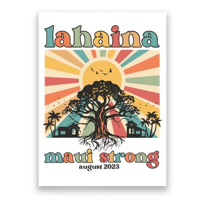Lahaina Maui Strong Fundraiser Maui Fire Lahaina Banyan Tree Maui Poster