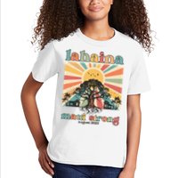 Lahaina Maui Strong Fundraiser Maui Fire Lahaina Banyan Tree Maui Kids T-Shirt
