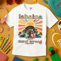 Lahaina Maui Strong Fundraiser Maui Fire Lahaina Banyan Tree Maui Kids T-Shirt
