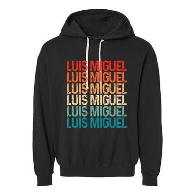 Luis Miguel Sol De Mexico Mexican Singer Retro Garment-Dyed Fleece Hoodie